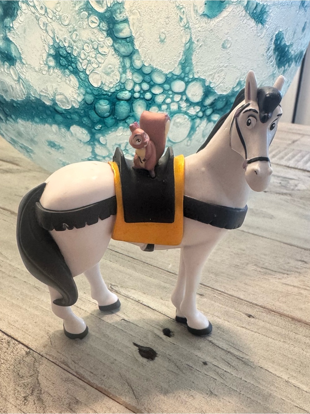 Disney Store Sleeping Beauty PVC Figure Cake Topper 4" SAMSON Horse Figurine